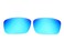 NicelyFit Polarized Replacement Lenses for Oakley Fuel Cell Sunglasses ,Ice Blue Mirror