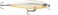 Rapala SDRS09 Shadow Rap Shad Lure ,3.5-Inch, 0.3oz, Bone