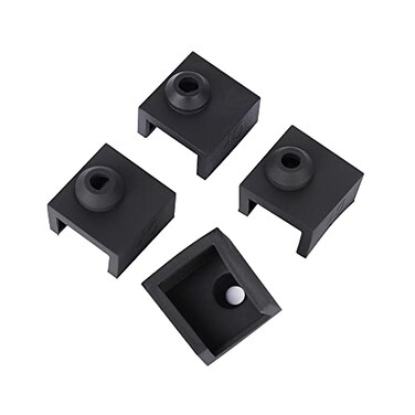 Comgrow 4PCS Official Creality 3D Printer Hotend Silicone Sock Heater Block