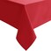 Hiasan Red Tablecloth Rectangle, 54 x 80 Inch, 1 Pack