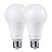 TORCHSTAR 2-Pack A21 LED Light Bulbs Dimmable Super Bright Light Bulb 5000K