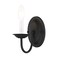Livex Lighting 4151-04 1-Light Wall Sconce, Black