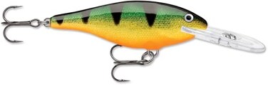 Rapala Shad Rap Crankbait, 2-1/2", Perch