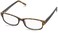 Foster Grant Conan Multifocus Rectangular Reading Glasses, Matte Dark Brown Demi/Transparent, 53 mm1.25