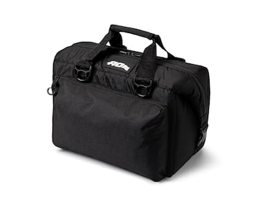 AO Coolers Caravan Canvas Soft Cooler with High-Density Insulation, Oversized Storage Pockets, Black, 24-Can