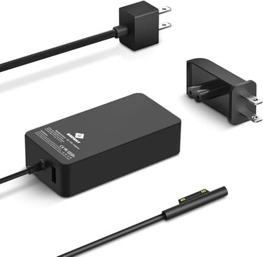 E EGOWAY 65W Microsoft Surface Charger Pro/Laptop/Book/Go Replacement AC Adapter
