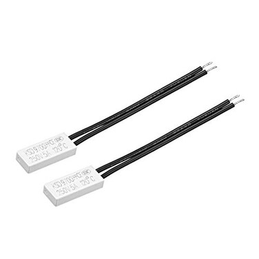 uxcell KSD9700 Thermostat, 120„ƒ Normally Open Temperature Switch, N.O 5A Thermal Switch Temperature Controller 2pcs