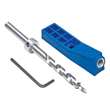 Kreg MKJKIT Mini Jig Kit - Simple, Compact Kreg Pocket-Hole Jig - Create Strong Joints Without Glue - for Tight SpacesSmall Projects - Unlimited Material Thickness