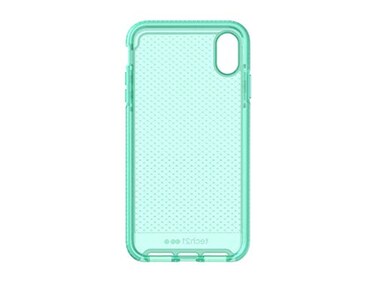 Tech21 Evo Check iPhone Case Cover for Apple iPhone Xs Max - Neon Aqua