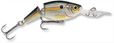 Rapala Jointed Shad Rap Crankbait, 2", Shad