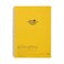 LIHIT LAB. Refillable Notebook ,Journal, Lined Paper, 9.9 x 7.3 inches, Yellow ,N1608-5