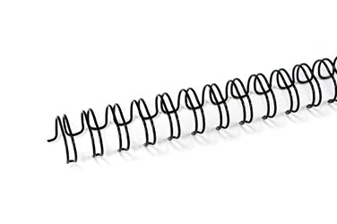 Rayson Wire Binding Spines, 3/8" 3:1 Pitch, 32-Loop Black, 100 Pack