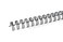 Rayson Wire Binding Spines, 3/8" 3:1 Pitch, 32-Loop Black, 100 Pack