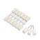 uxcell 12mm Wool Felt Mounted Points Cylinder Polishing Bits Burrs Buffing Wheels 15 Pcs