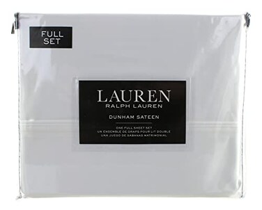 Ralph Lauren Lauren Dunham White Sheet Set Full