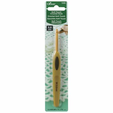 Clover Soft Touch Crochet Hook ,Aluminium