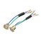 uxcell 2 Pcs 3 Wires Motorcycle Scooter Headlight Head Lamps Socket Holder Adapter