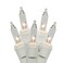 Vickerman W5W0501 50 Light Mini Light Set Clear Lights on White Wire