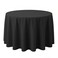 Surmente 90 Inch Black Tablecloths for Round Tables