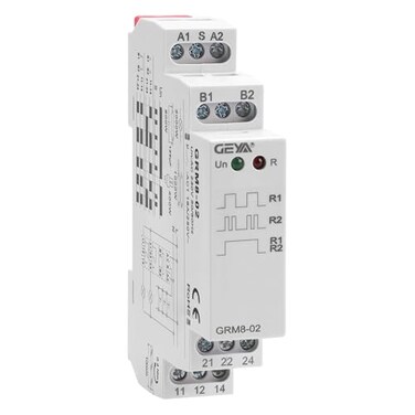 GAEYAELE Memory Relay Latching Relay Impulse Relay Electronic 2SPDT 16A Din Rail,GRM8-02,AC230
