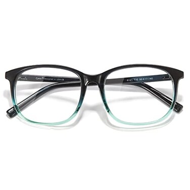 Cyxus Blue Light Blocking Glasses Women, Square Oversize Frame 8121