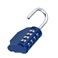 ZHEGE Combination Locker Lock, 4 Digit Outdoor Padlock, Gym Lock ,Blue