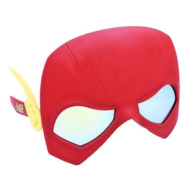 Sun-Staches Flash Sunglasses, DC Comics Costume Accessory