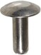 Clipsandfasteners ,1003/16 Brazier Head Solid Aluminum Rivet 1/2 Length