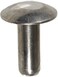 Clipsandfasteners ,1003/16 Brazier Head Solid Aluminum Rivet 1/2 Length