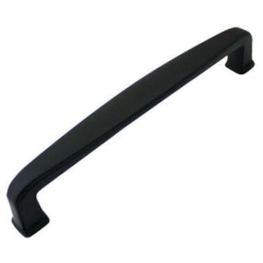 Cosmas 10 Pack 4392-128FB Flat Black Modern Pull 5 Inch Hole Centers