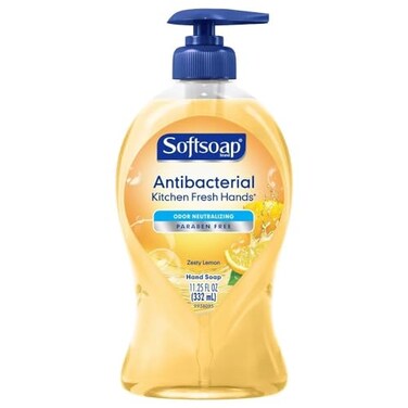 Softsoap Kitchen Fresh Hands Antibacterial Liquid Hand Soap, 11.25 oz Per Bottle ,3 Pack