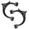 TRQ Front Upper Driver and Passenger Side Control Arm and Ball Joint Set 2