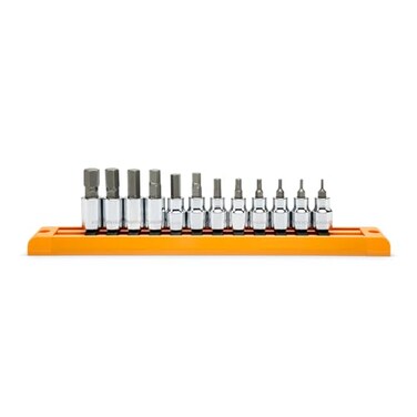 GEARWRENCH 12 Pc. 3/8" Drive Hex Bit Socket Set, Metric - 80580