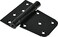 Hillman Hardware Essentials 853348 Black Heavy-Duty Spring Gate T-Hinge