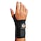 Ergodyne ProFlex 4010 Double-Strap Left Wrist Support, Black, Medium