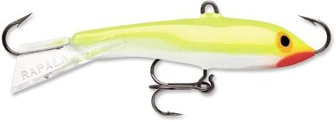 Rapala Vertical Jigging Rap&ldquo; 1-1/2", Silver Fluorescent Chartreuse