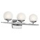 Kichler Jasper 3-Light Bathroom Vanity Light, Chrome