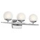 Kichler Jasper 3-Light Bathroom Vanity Light, Chrome