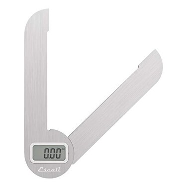 Escali F115 Compact Kitchen Scale, 11 lb/5 kg, Stainless Steel