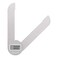 Escali F115 Compact Kitchen Scale, 11 lb/5 kg, Stainless Steel