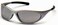 Pyramex Zone Ii Safety Eyewear, Silver Mirror With Silver Frame, SS3370E