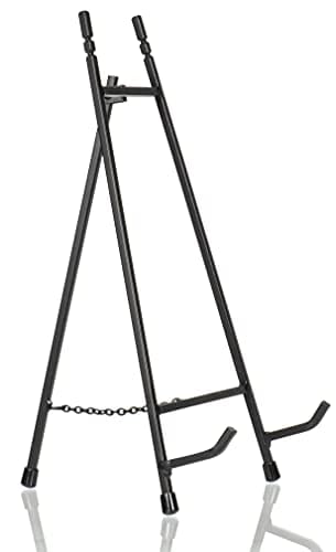 redco Redco Tall Modern Metal Tripod Plate Stand And Art Holder Easel