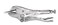 IRWIN 8" VISE GRIP- LOCKING SH
