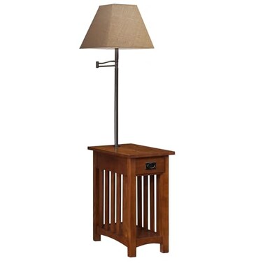 Leick Home Mission End Table, 12", Medium Oak