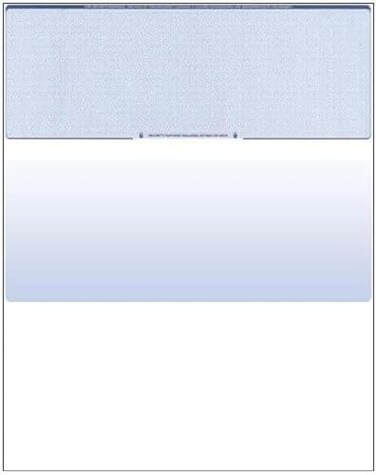 Compuchecks 1000 Blank Check Stock, Check on Top - Blue Diamond