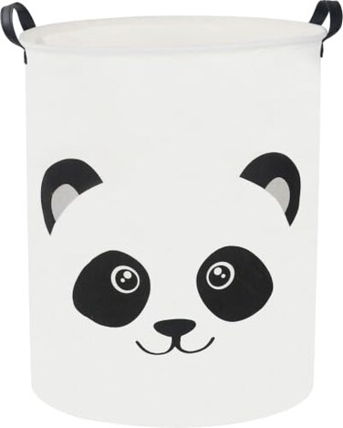 HKEC Baby Laundry Hamper,Kids Laundry Baskets,Waterproof Storage Bin,Panda