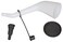 Lisle 18232 Offset Funnel with CapLid Black