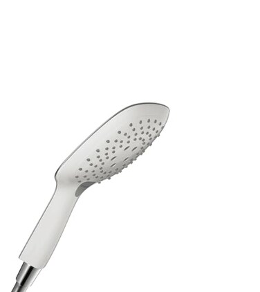 hansgrohe Raindance Select E 150 hand shower, 3 spray modes, white/chrome