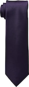 Calvin Klein Men's Silver Spun Solid Tie, Plum, Regular