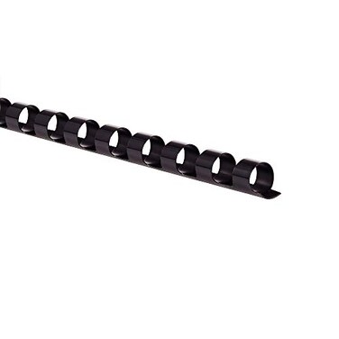 GBC Binding Spines/Spirals/Coils, 5/16" Diameter, 40 Sheet Capacity, CombBind, Black, 100 Pack ,4000032